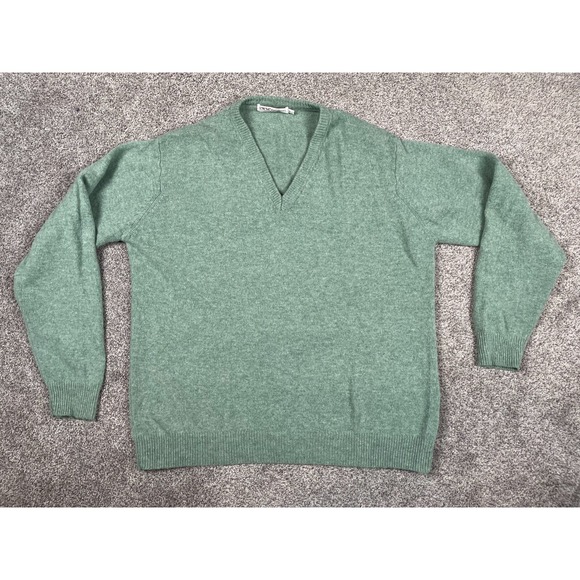 EWM Sweater Womens XL Lambswool Knit Pure Classics Quality Eclectic Grandpa Core - Picture 1 of 7